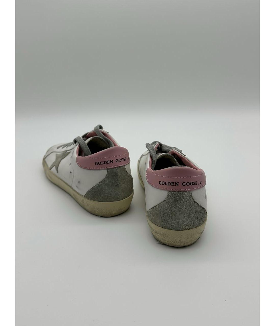 GOLDEN GOOSE DELUXE BRAND Мульти кожаные кеды, фото 4