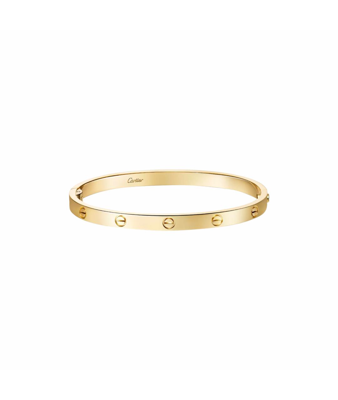 CARTIER Желтый браслет из желтого золота, фото 1