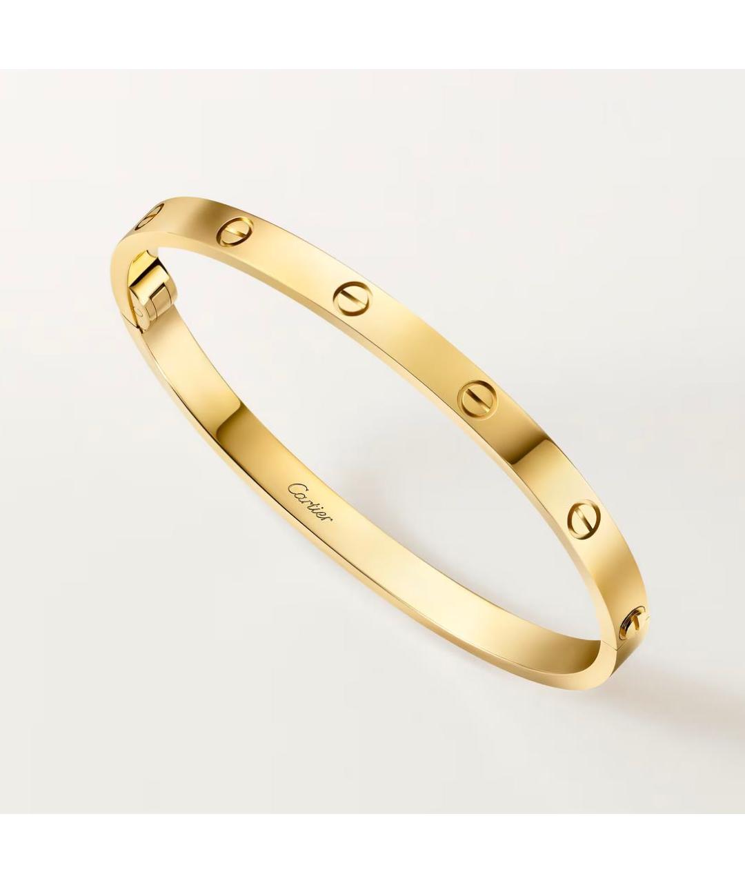 CARTIER Желтый браслет из желтого золота, фото 2