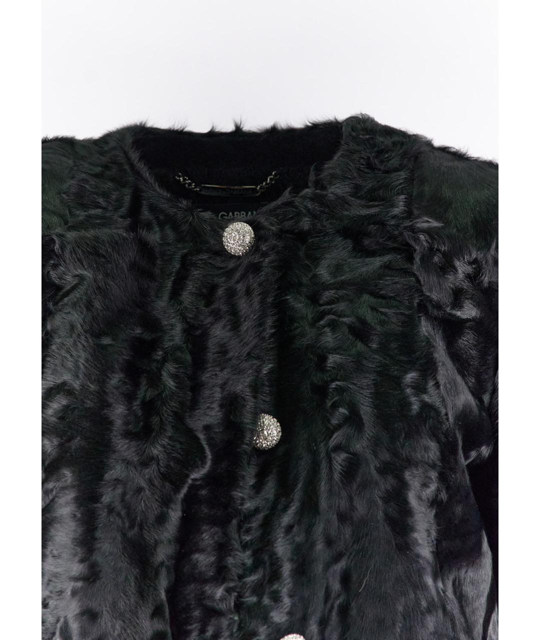 DOLCE&GABBANA Черная меховая куртка, фото 4