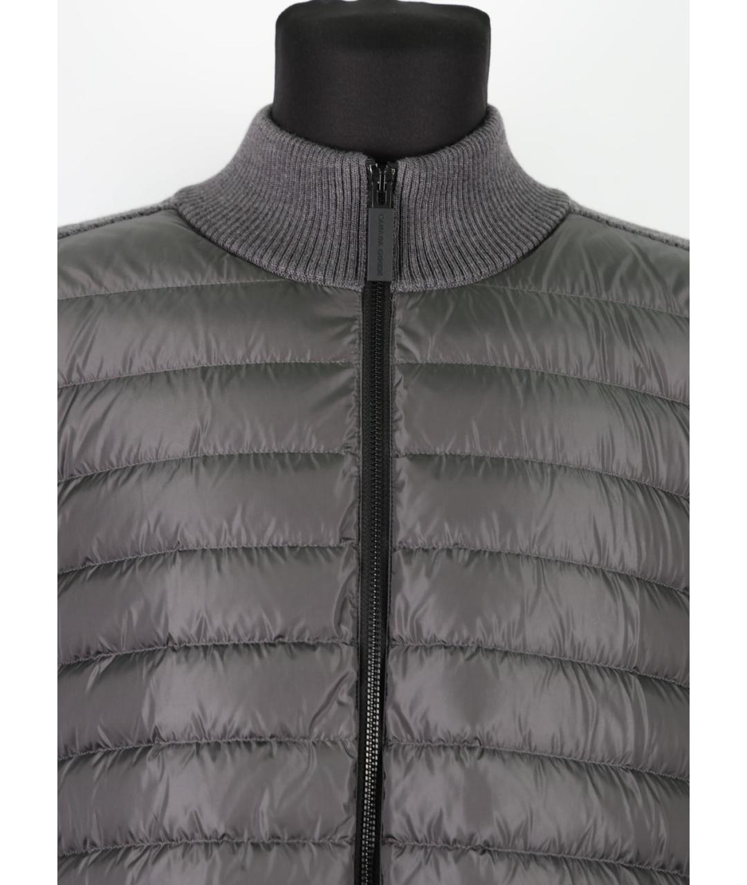 CANADA GOOSE Серая шерстяная куртка, фото 4