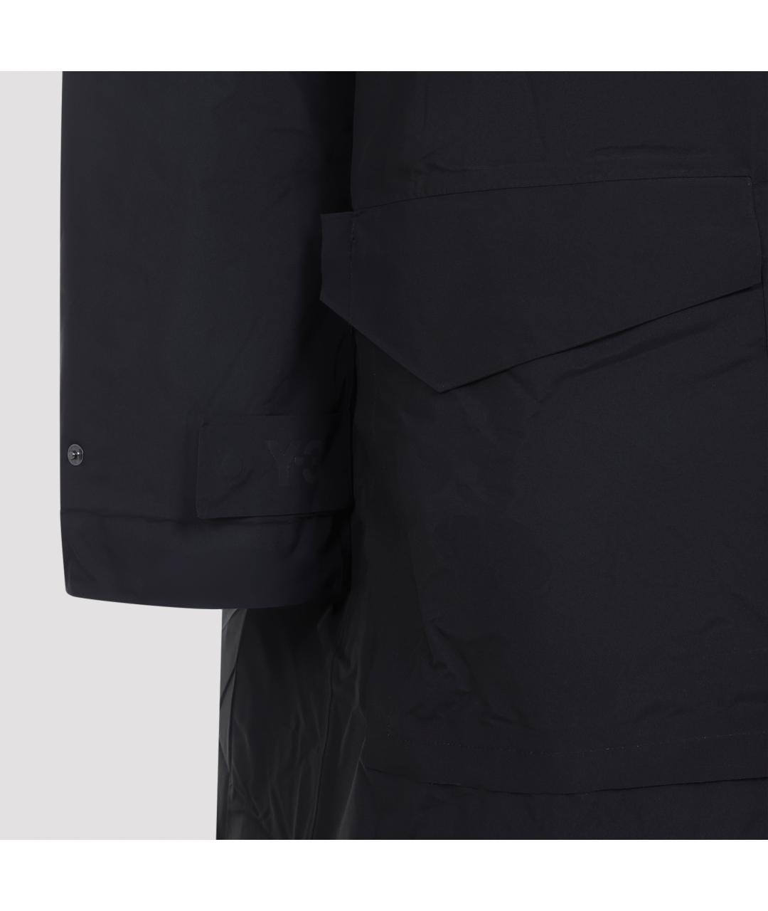 Y-3 Черная полиамидовая парка, фото 6