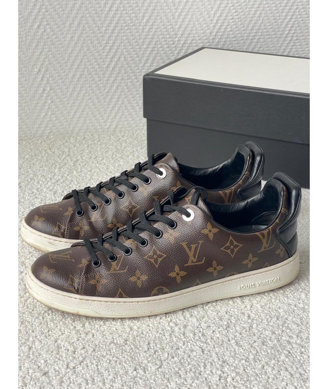 LOUIS VUITTON Коричневые кеды, фото 9