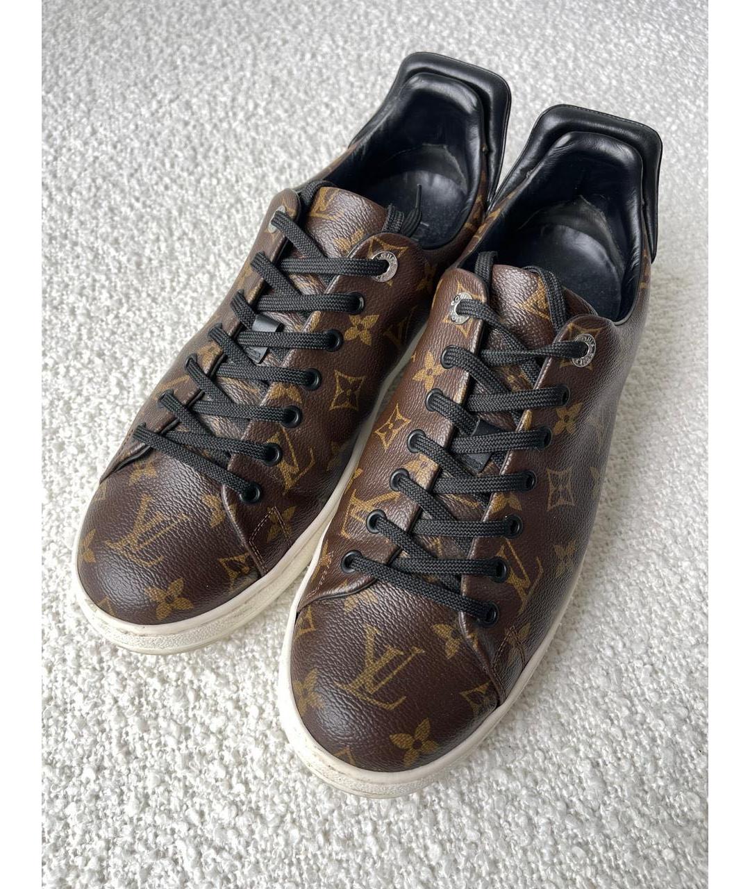 LOUIS VUITTON Коричневые кеды, фото 3