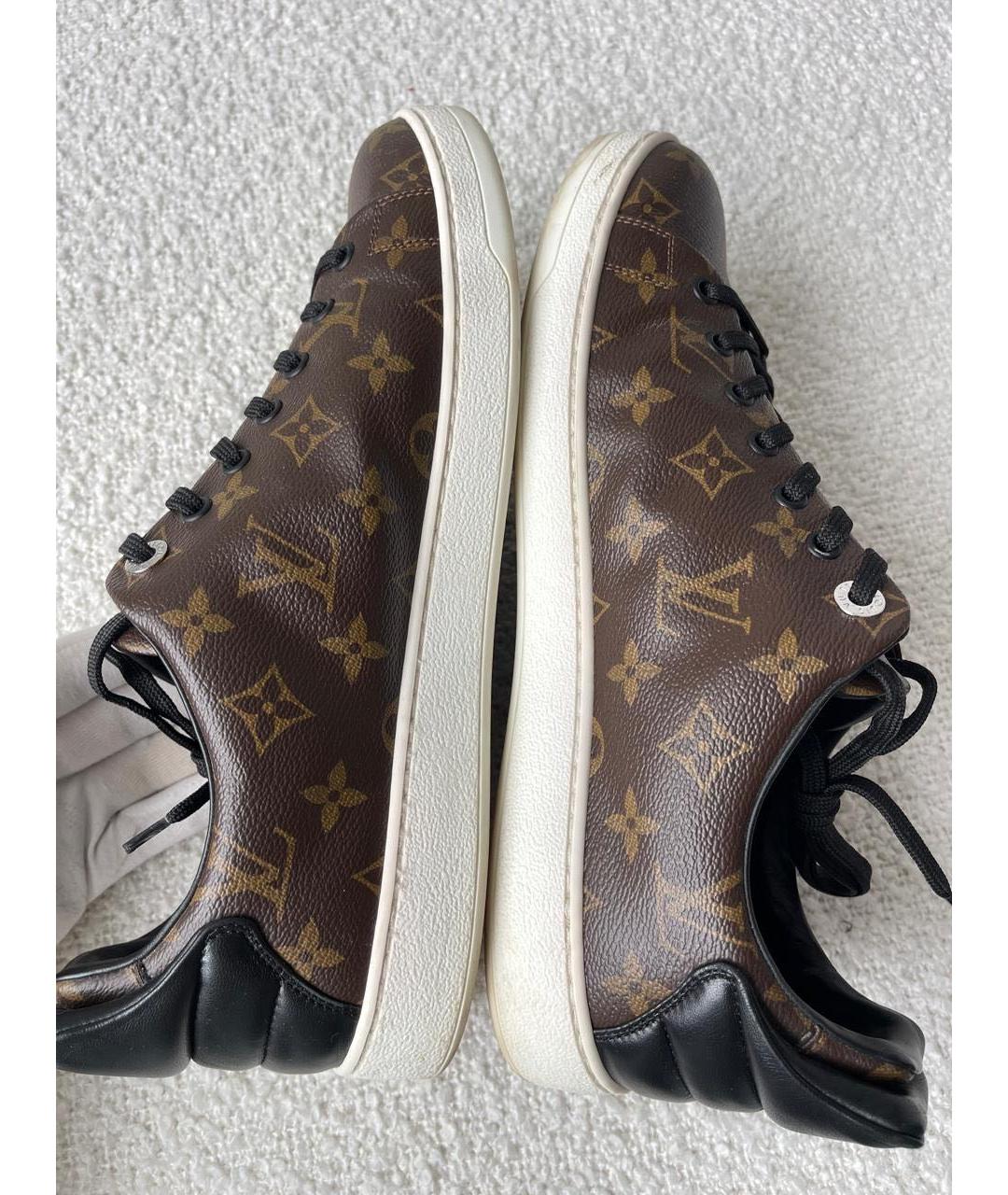 LOUIS VUITTON Коричневые кеды, фото 6