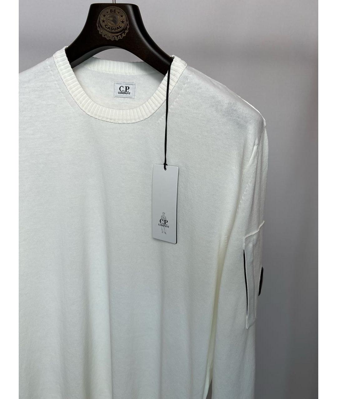 CP COMPANY Бежевый хлопковый джемпер / свитер, фото 2