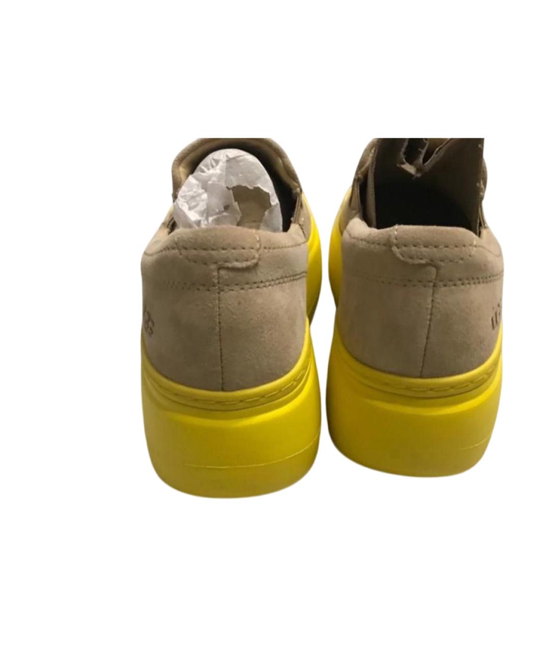 UGG AUSTRALIA Бежевые замшевые лоферы, фото 5