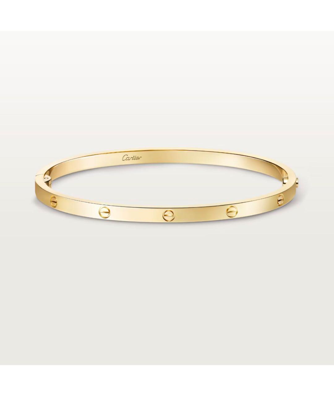 CARTIER Золотой браслет из желтого золота, фото 3