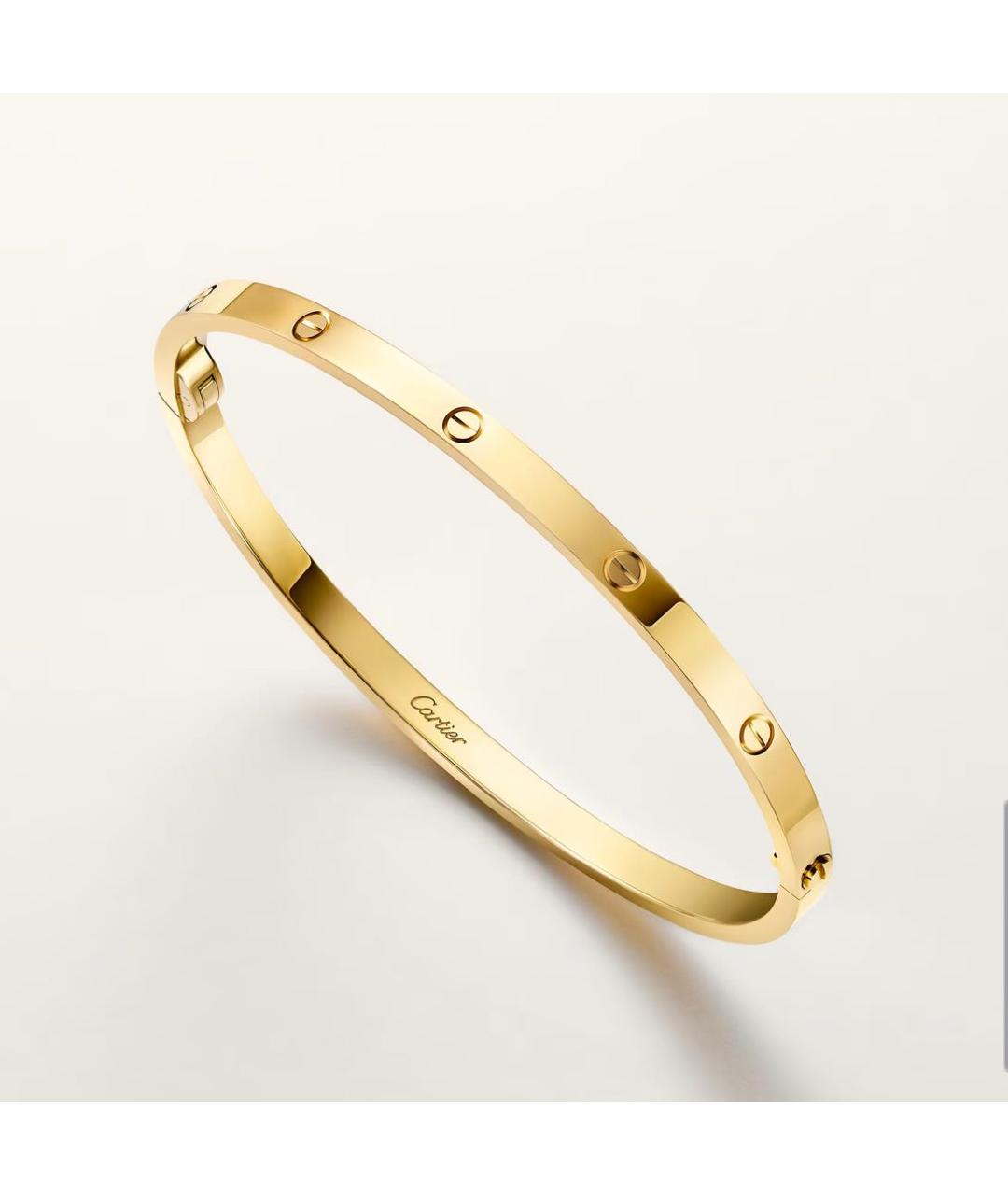 CARTIER Золотой браслет из желтого золота, фото 2
