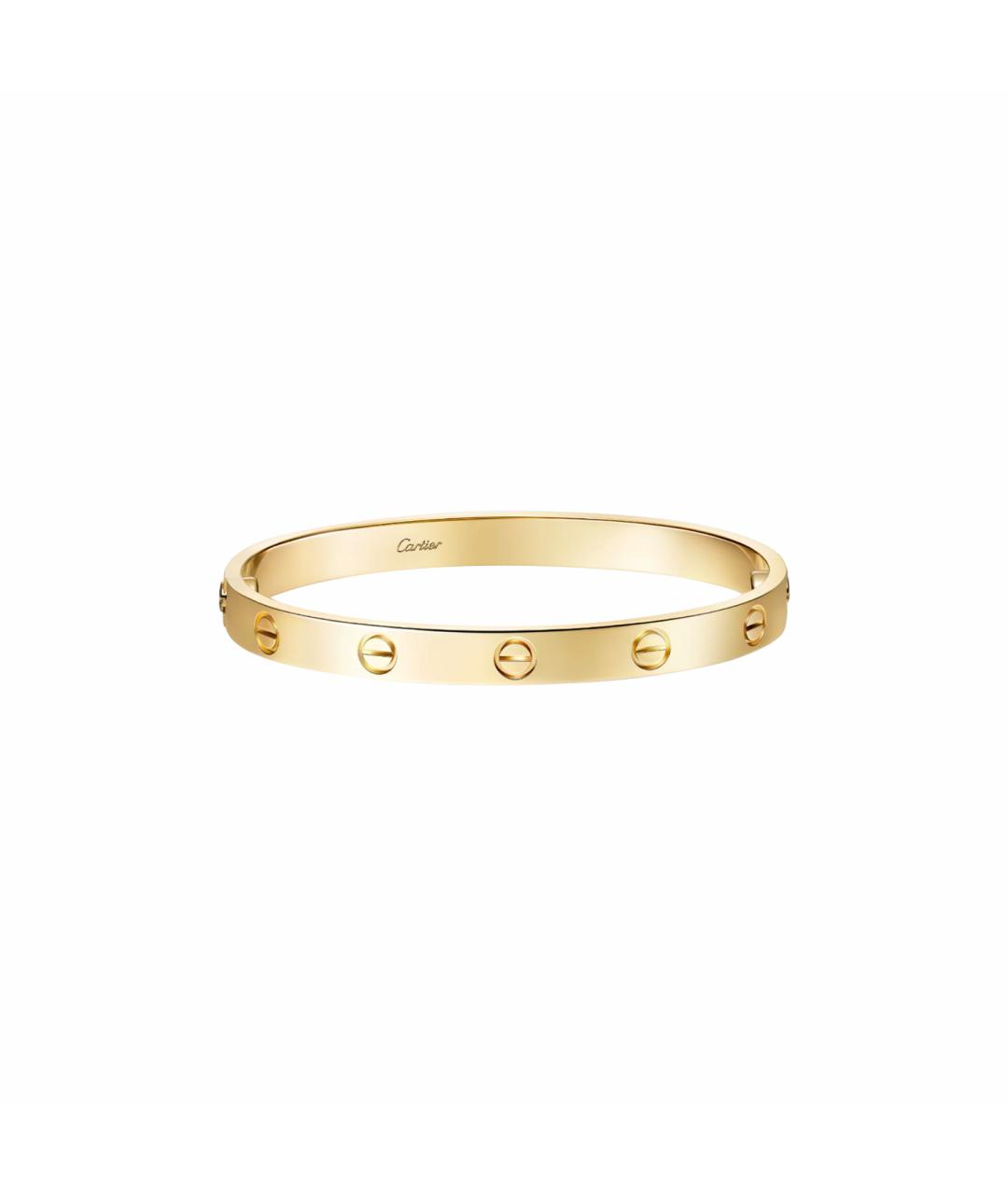 CARTIER Золотой браслет из желтого золота, фото 1