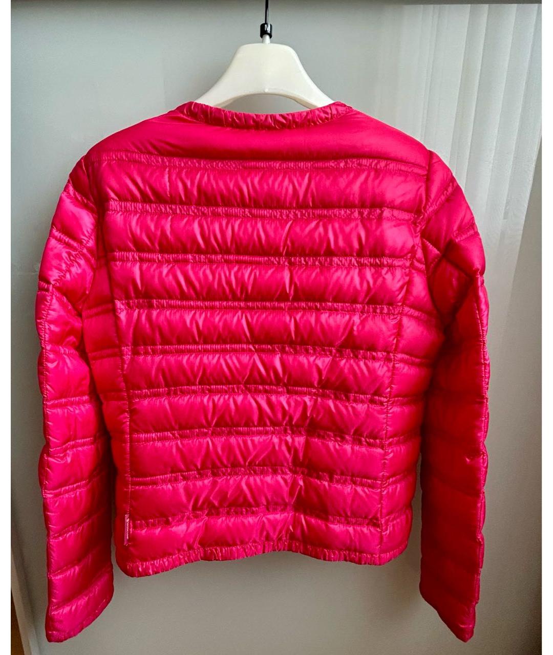MONCLER Розовый пуховик, фото 2