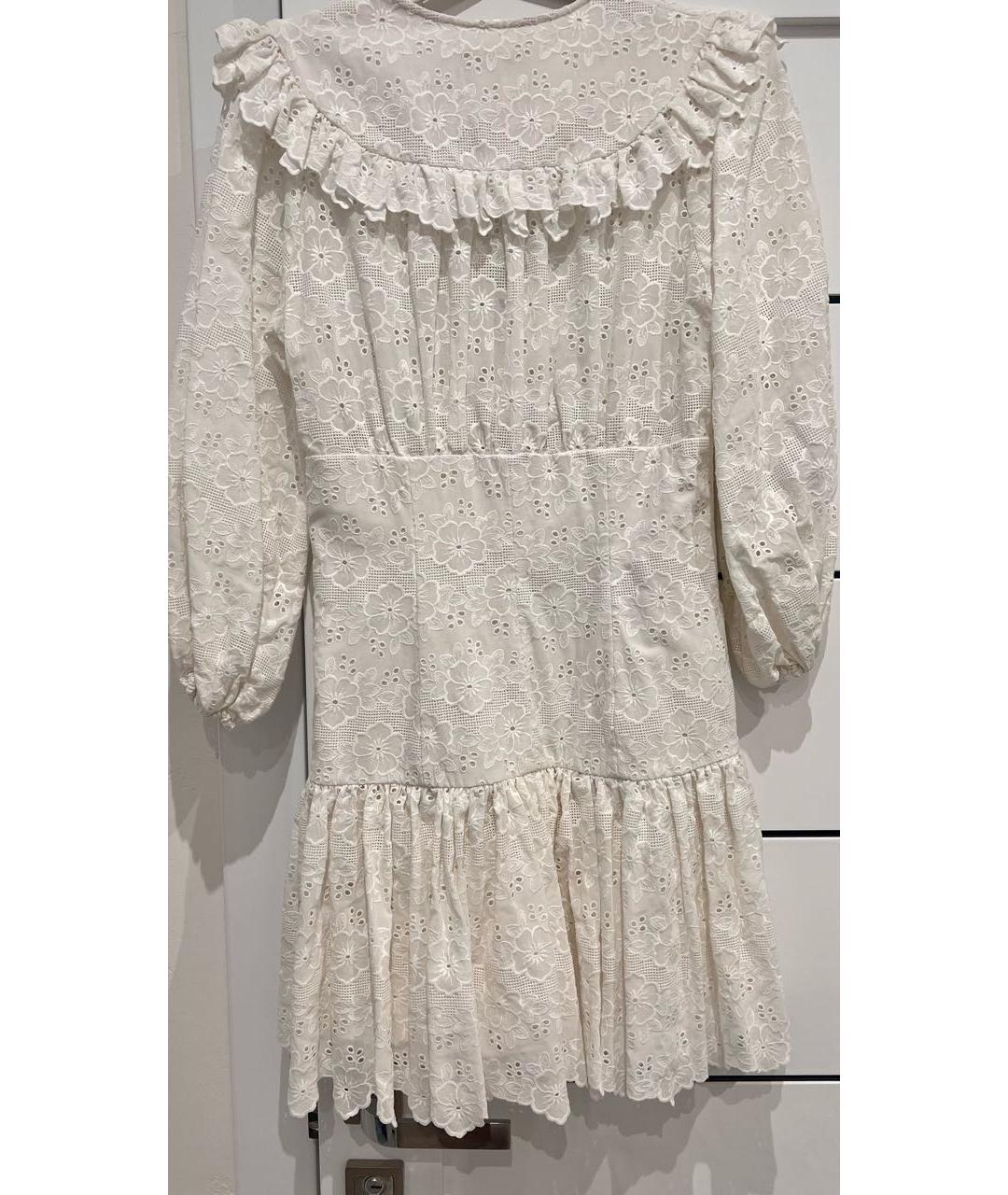 ZIMMERMANN Белое кружевное повседневное платье, фото 2