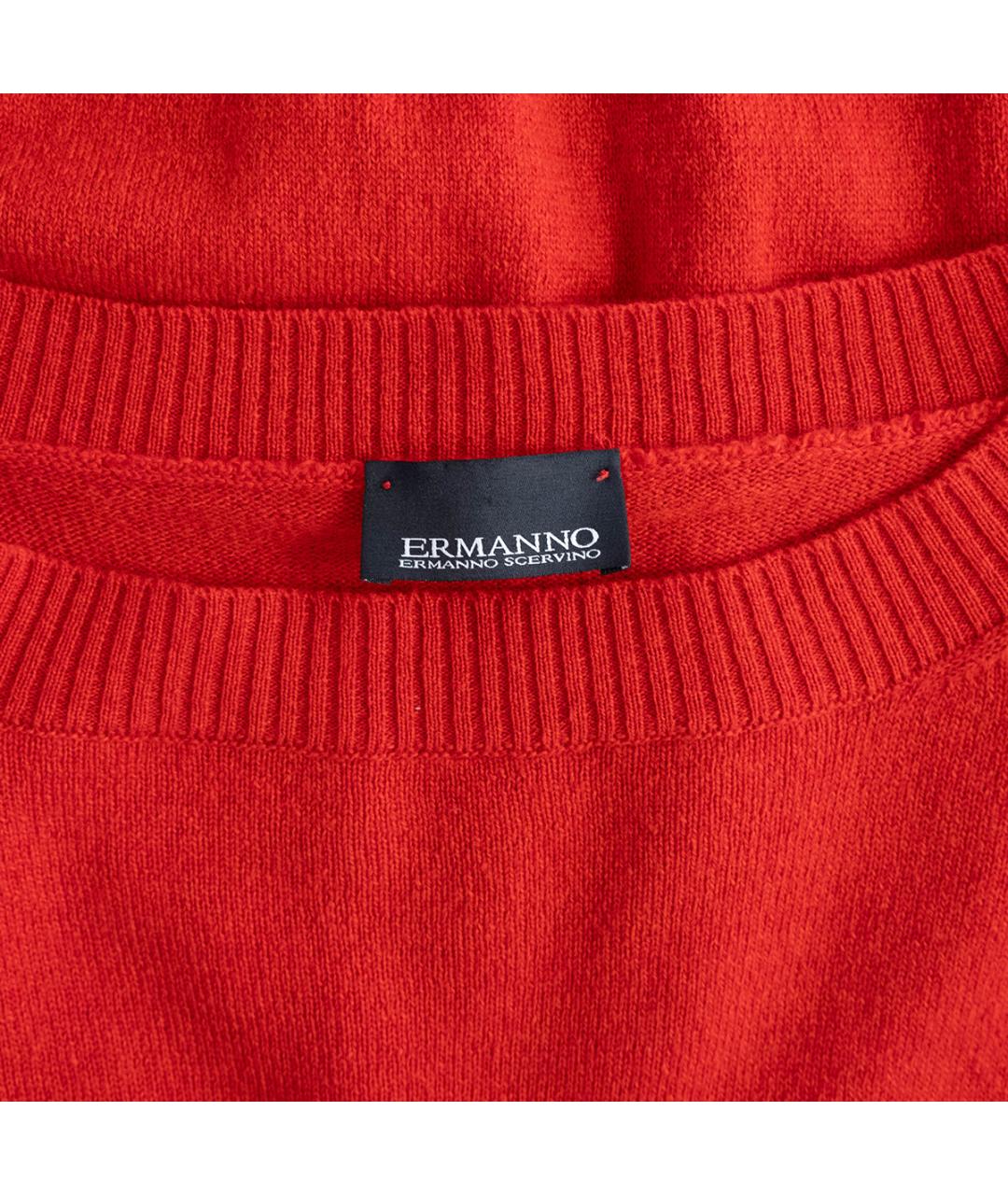ERMANNO SCERVINO Красный шерстяной джемпер / свитер, фото 3