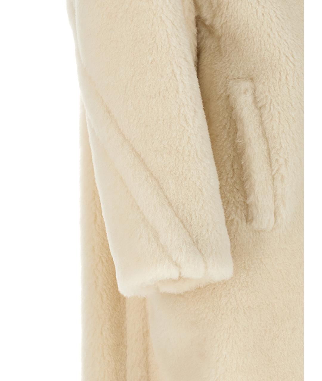 MAX MARA Бежевая шерстяная шуба, фото 4