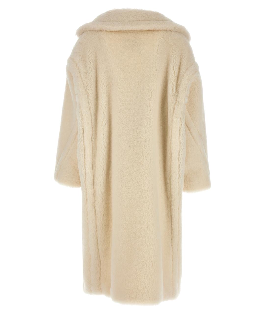 MAX MARA Бежевая шерстяная шуба, фото 2