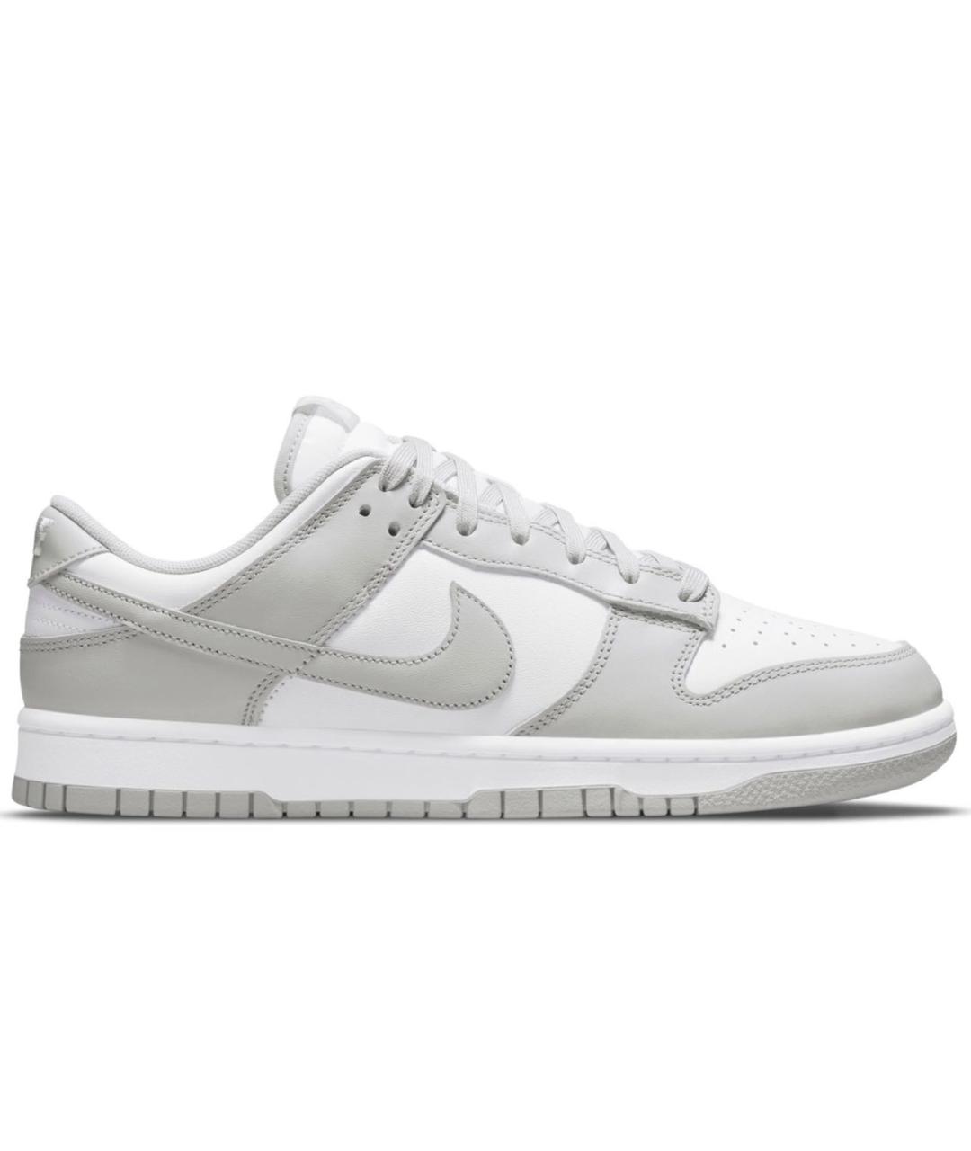 NIKE Серые кожаные низкие кроссовки / кеды, фото 9