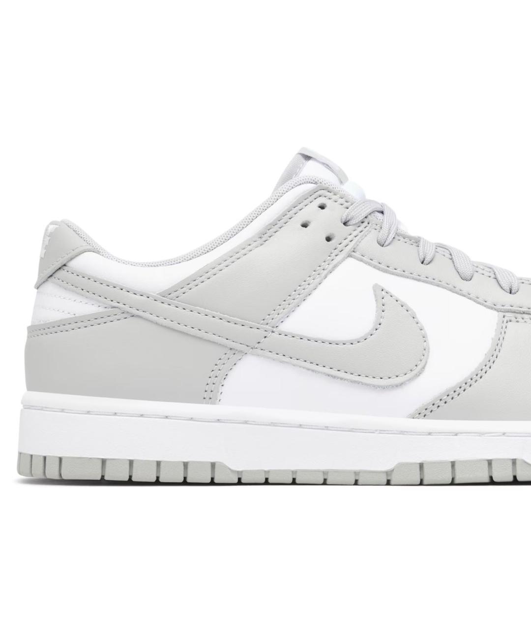 NIKE Серые кожаные низкие кроссовки / кеды, фото 6
