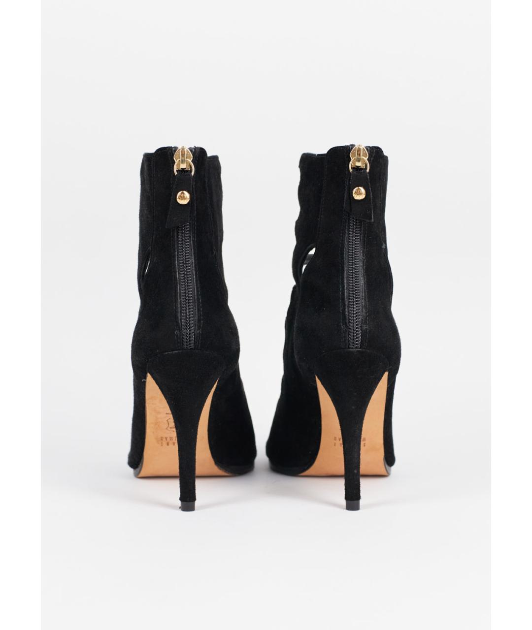 STUART WEITZMAN Черные замшевые ботильоны, фото 4