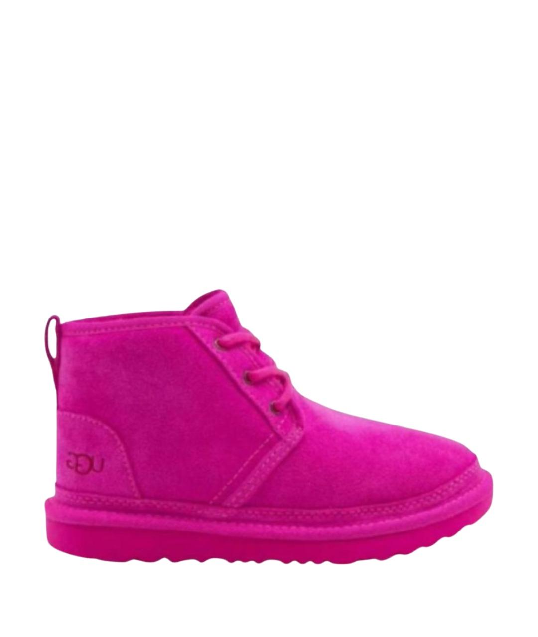 UGG AUSTRALIA Розовые замшевые ботинки, фото 6