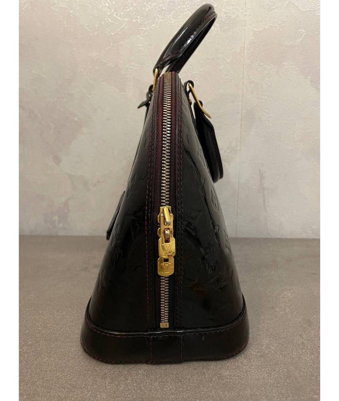 LOUIS VUITTON Черная сумка с короткими ручками, фото 4