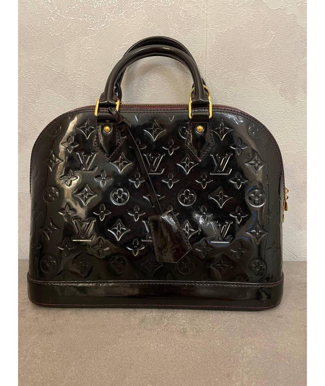 LOUIS VUITTON Черная сумка с короткими ручками, фото 7