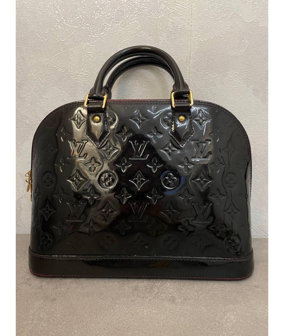 LOUIS VUITTON Черная сумка с короткими ручками, фото 3
