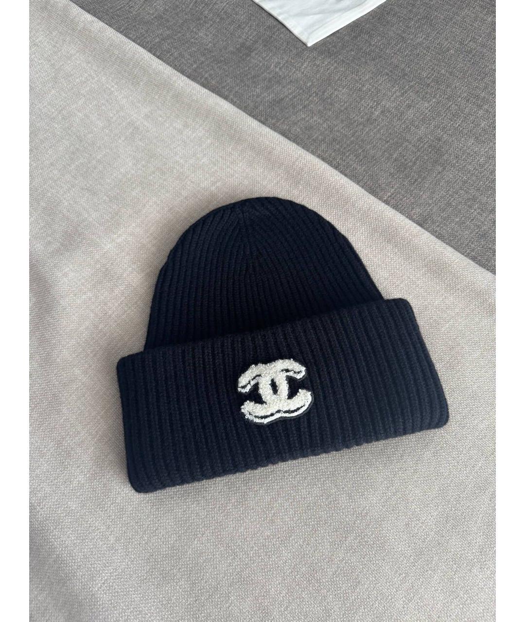 CHANEL Бежевая кашемировая шапка, фото 2