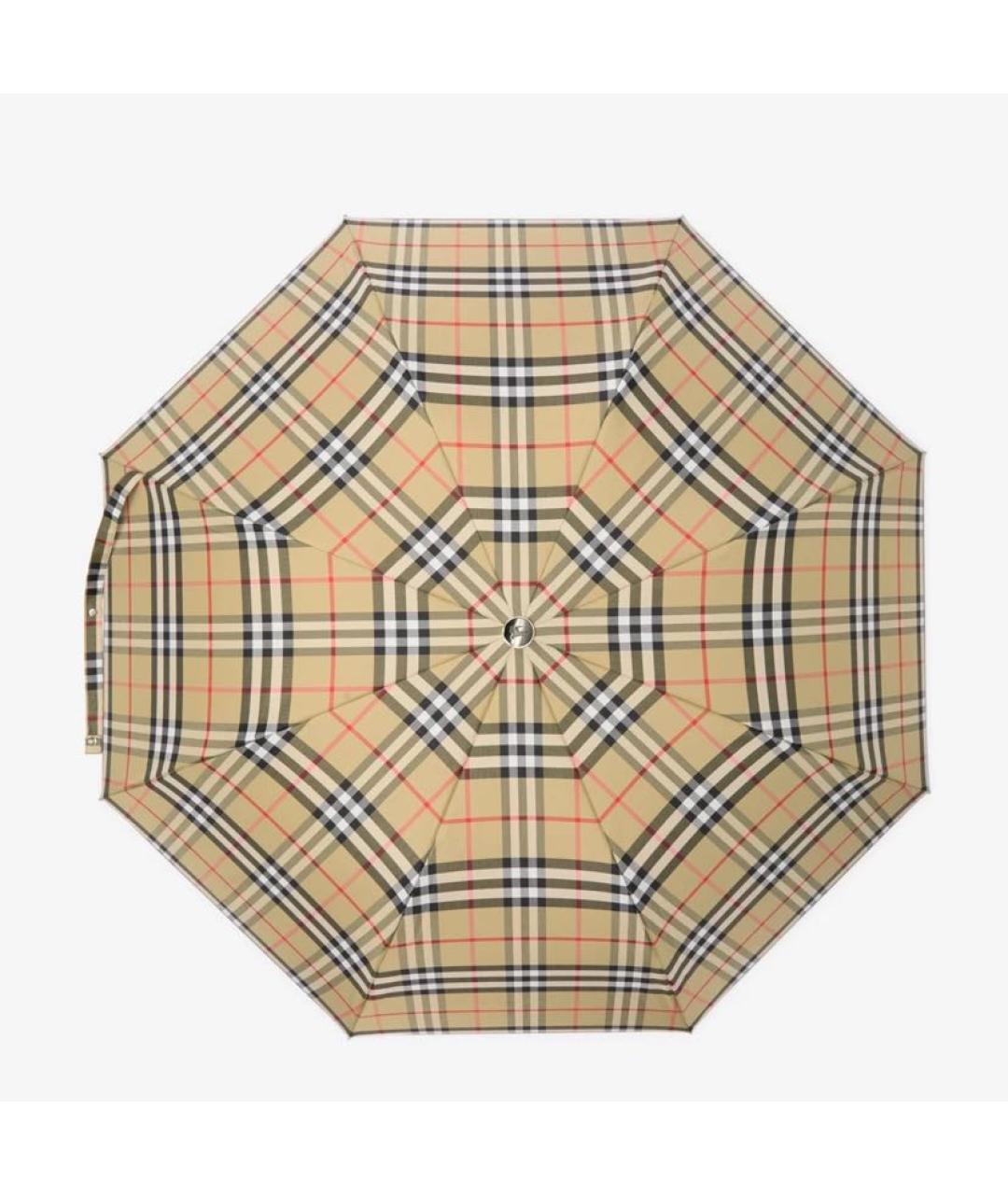 BURBERRY Бежевый зонт, фото 2