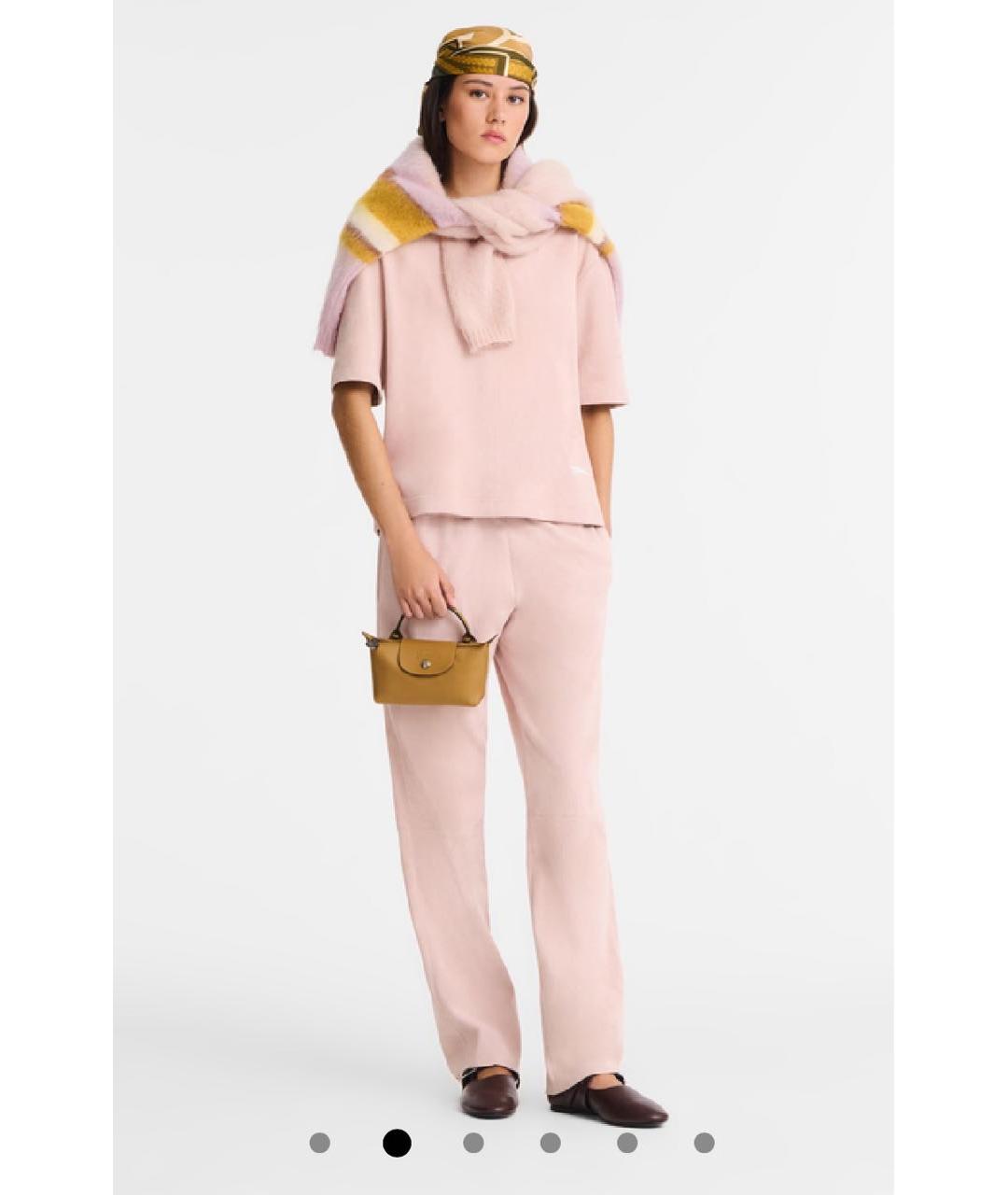 LONGCHAMP Коричневая кожаная сумка через плечо, фото 8