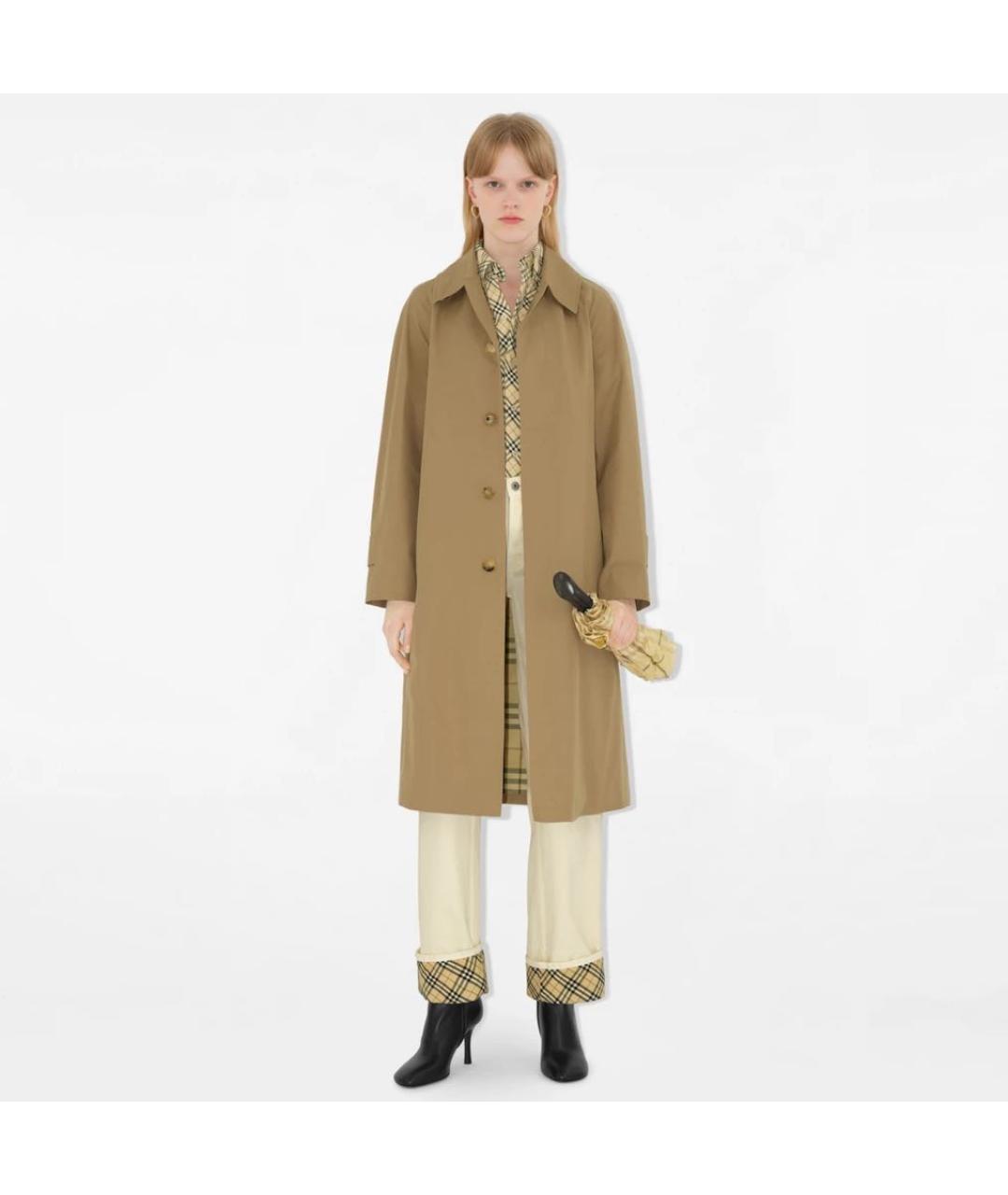 BURBERRY Бежевый зонт, фото 2