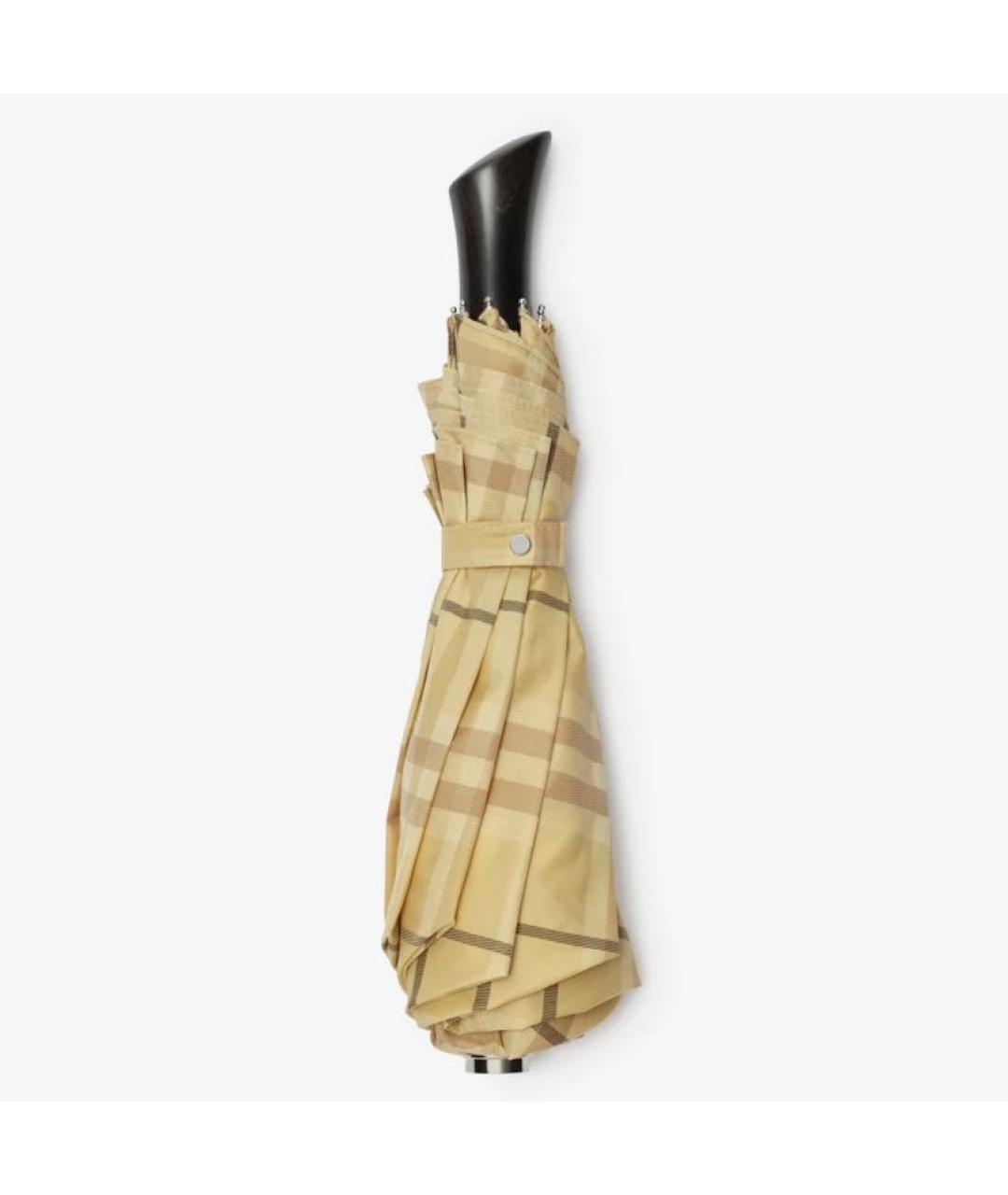 BURBERRY Бежевый зонт, фото 5