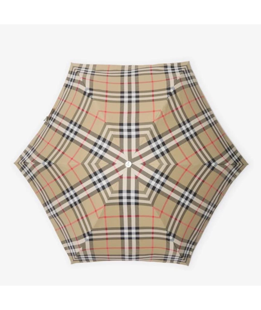 BURBERRY Бежевый зонт, фото 2