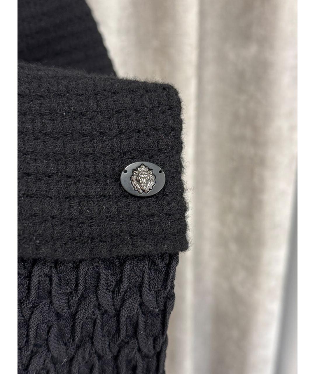CHANEL Черное шерстяное повседневное платье, фото 4
