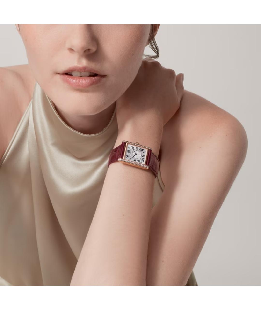 CARTIER Часы из розового золота, фото 7