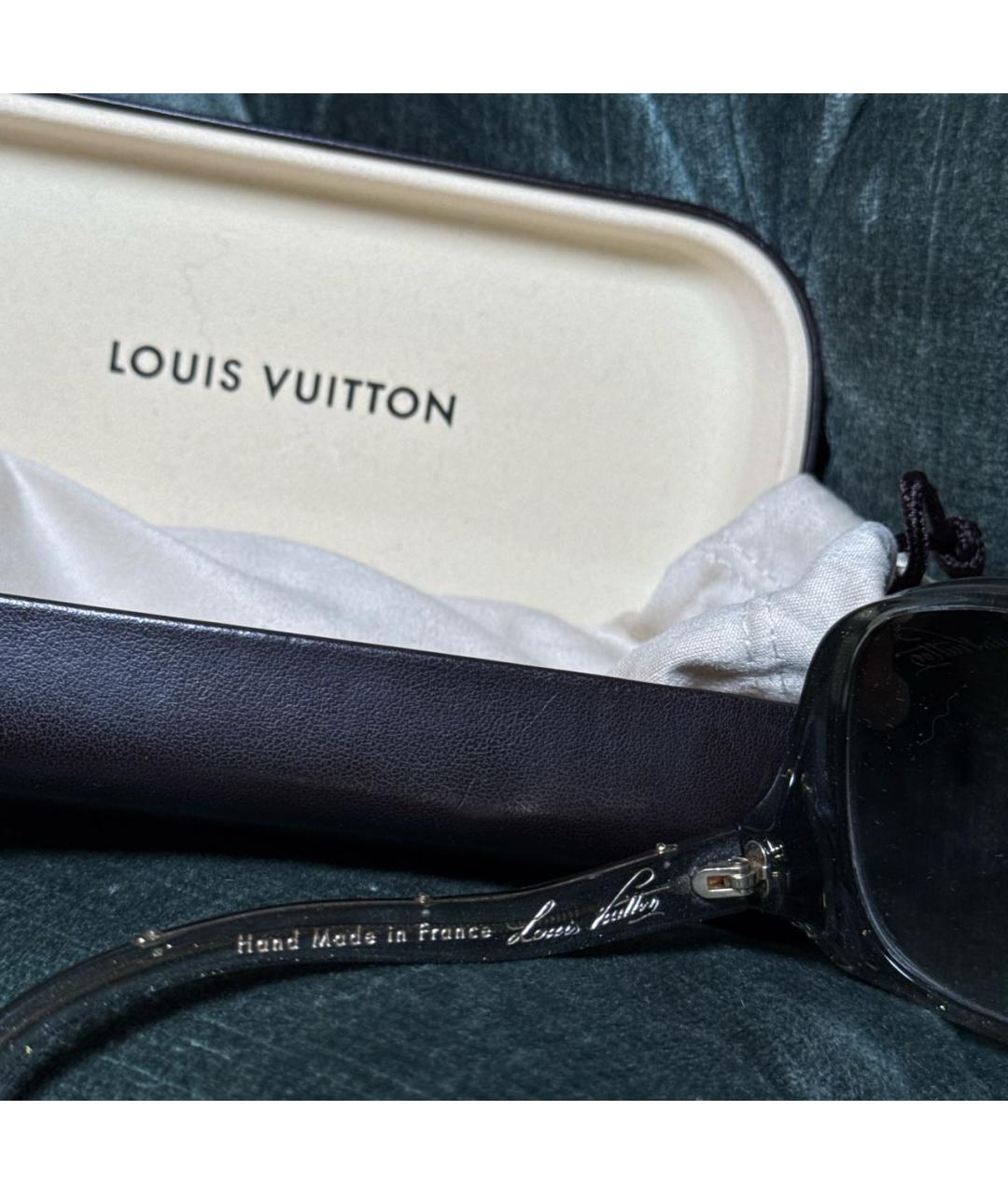 LOUIS VUITTON Зеленые пластиковые солнцезащитные очки, фото 6