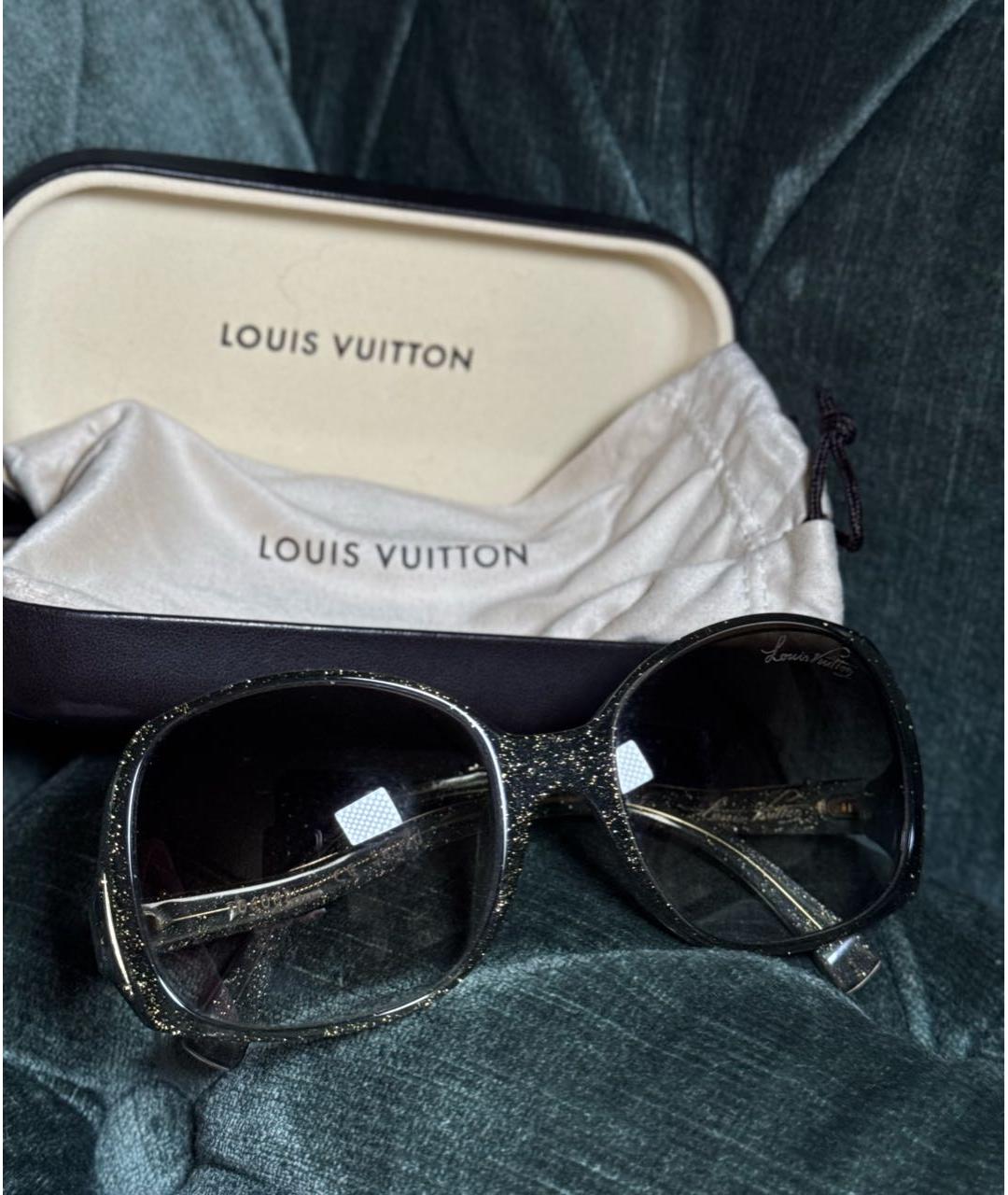 LOUIS VUITTON Зеленые пластиковые солнцезащитные очки, фото 4