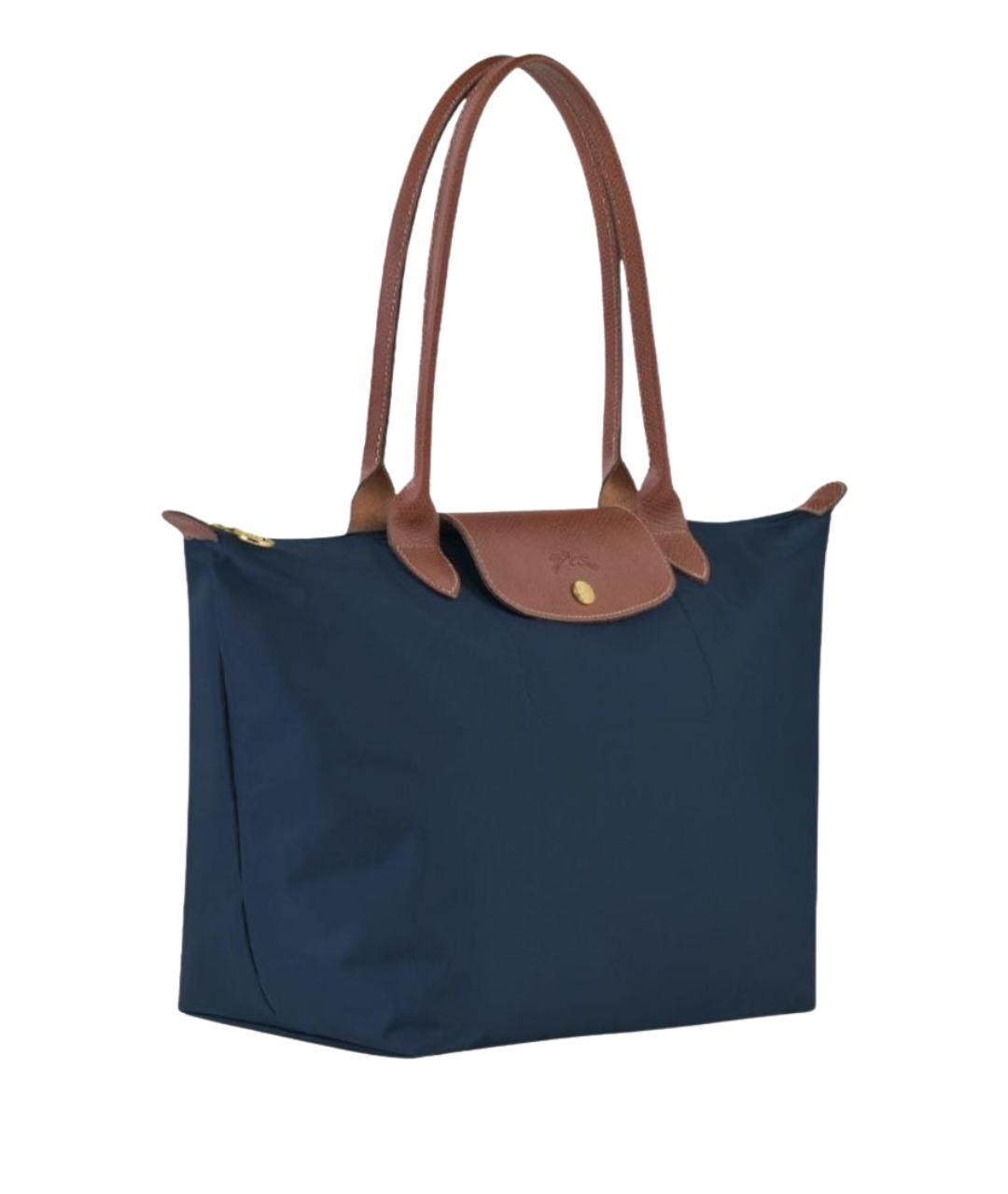 LONGCHAMP Синяя сумка тоут, фото 1