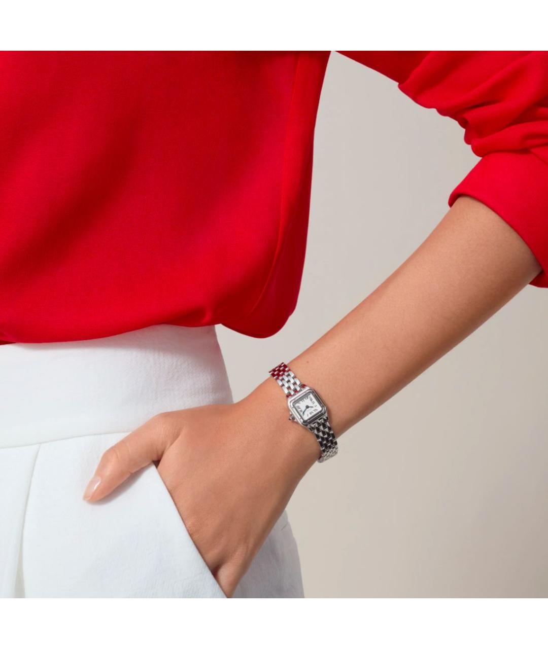 CARTIER Серебряные металлические часы, фото 3