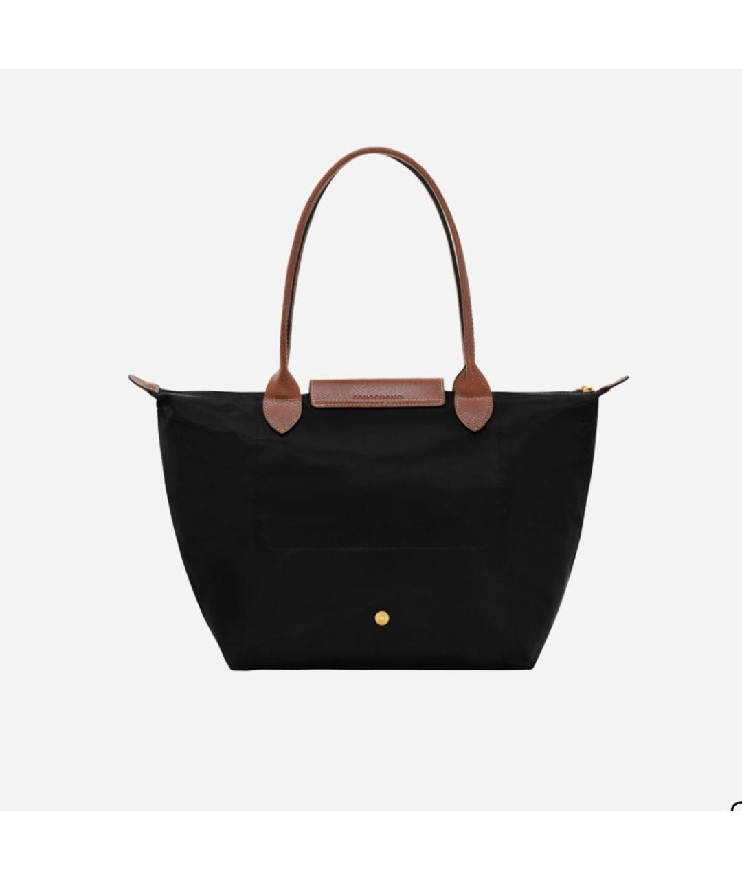 LONGCHAMP Черная сумка тоут, фото 3