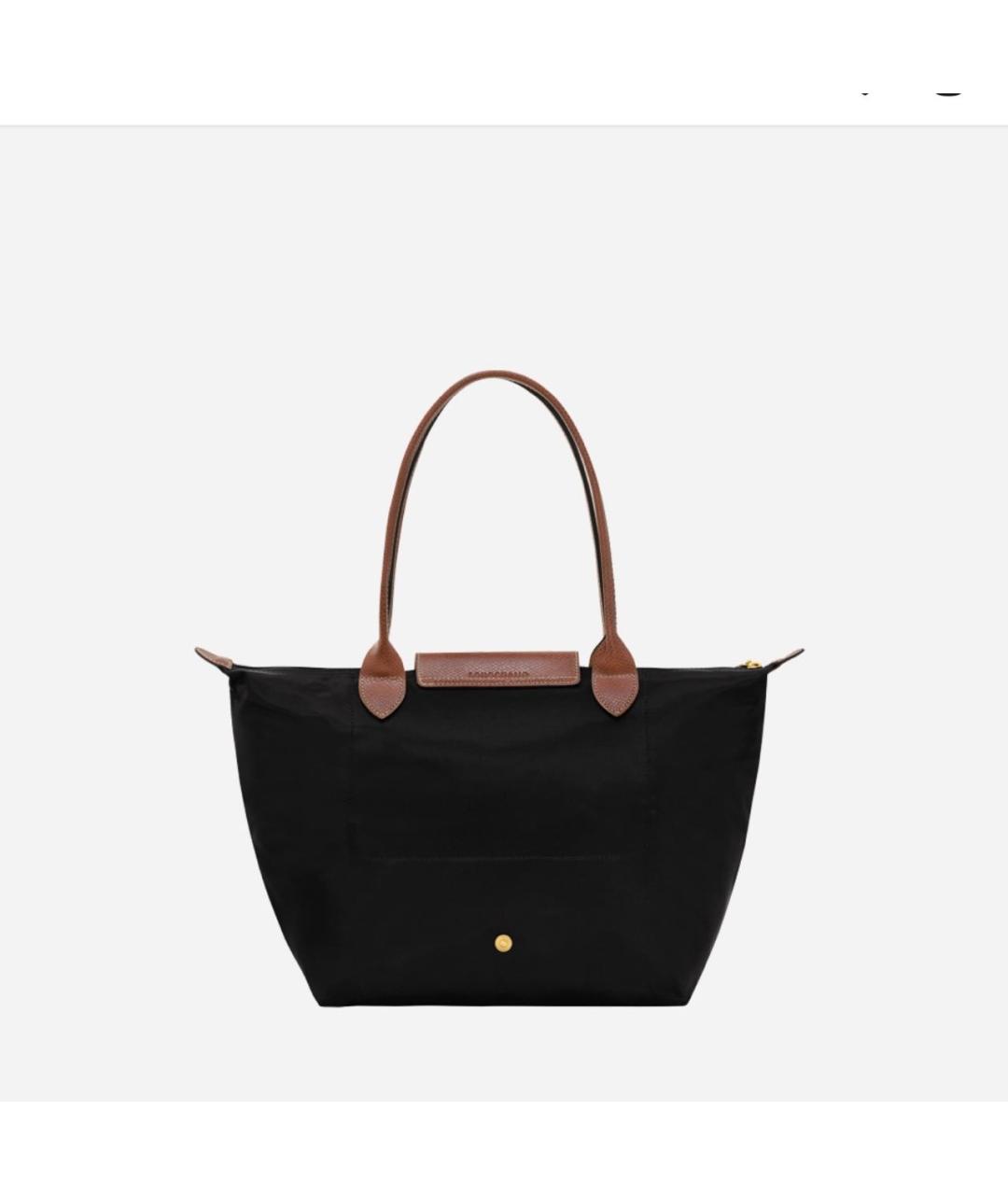 LONGCHAMP Черная сумка тоут, фото 3