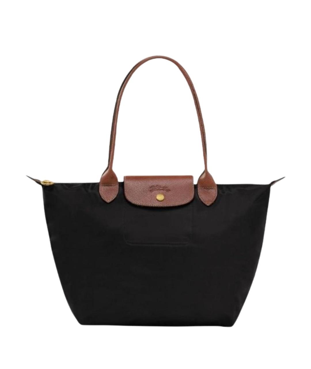 LONGCHAMP Черная сумка тоут, фото 1