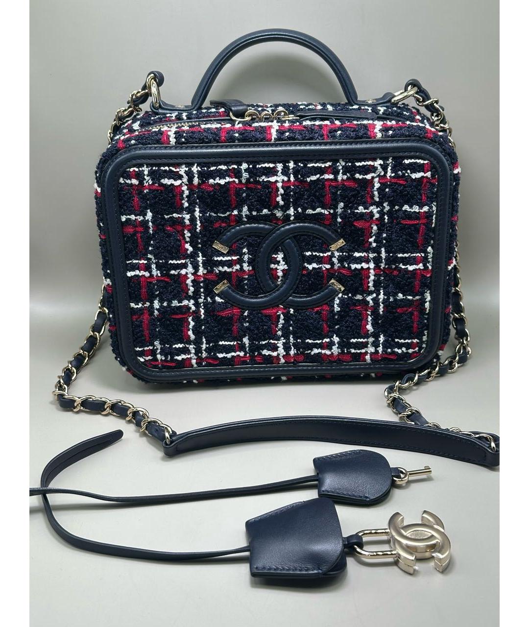 CHANEL Мульти твидовая сумка с короткими ручками, фото 6