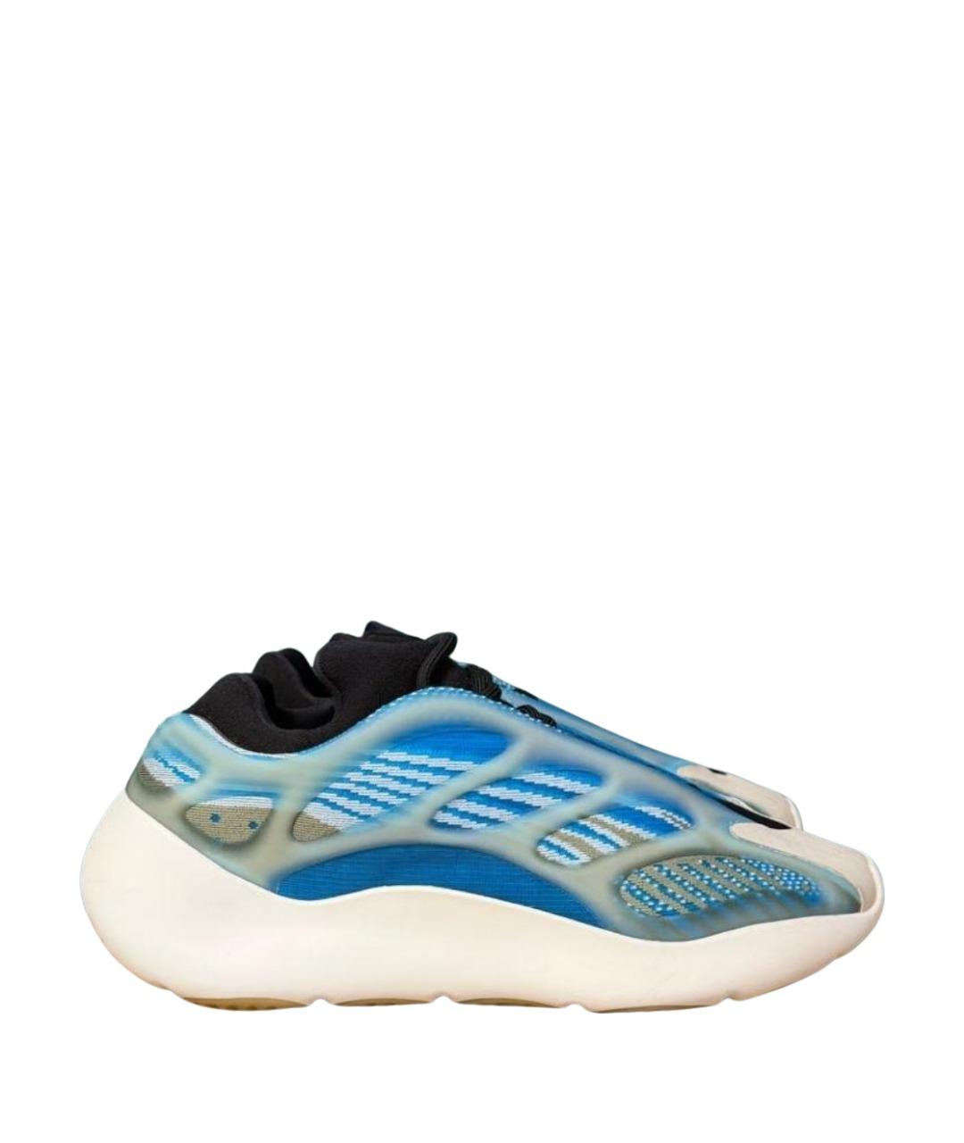 ADIDAS YEEZY Мульти нубуковые низкие кроссовки / кеды, фото 1