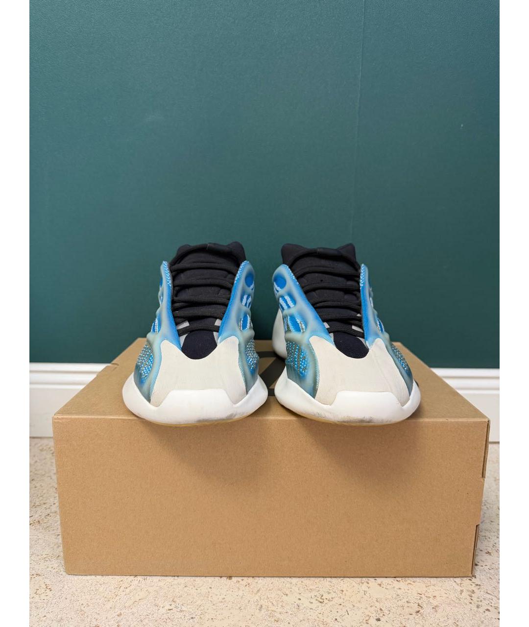 ADIDAS YEEZY Мульти нубуковые низкие кроссовки / кеды, фото 2