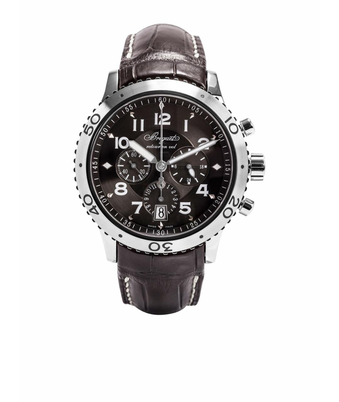 Breguet Коричневые металлические часы, фото 1