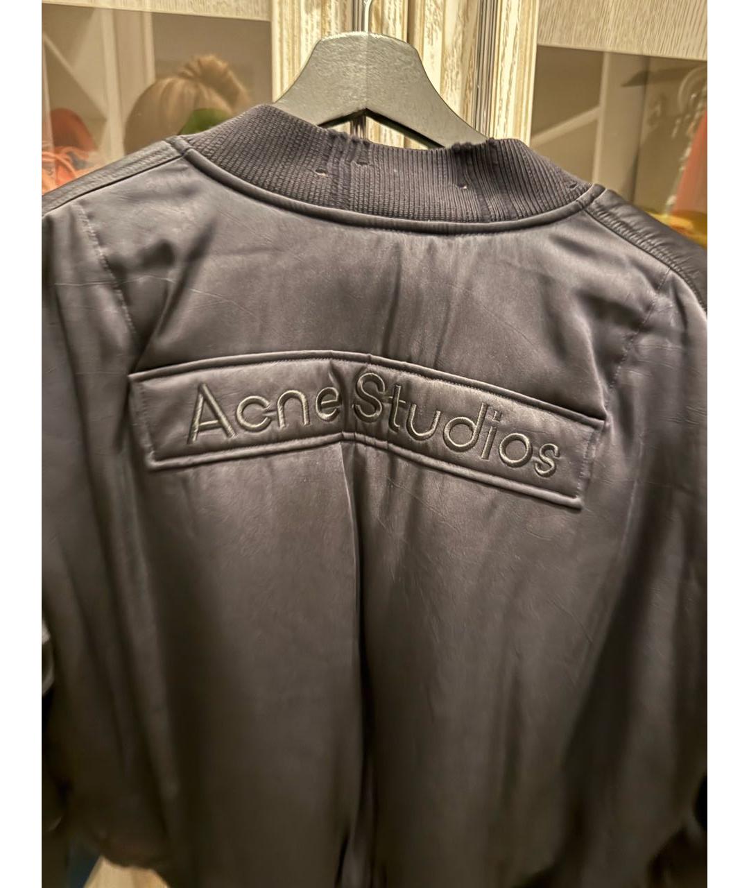 ACNE STUDIOS Темно-синяя куртка, фото 2
