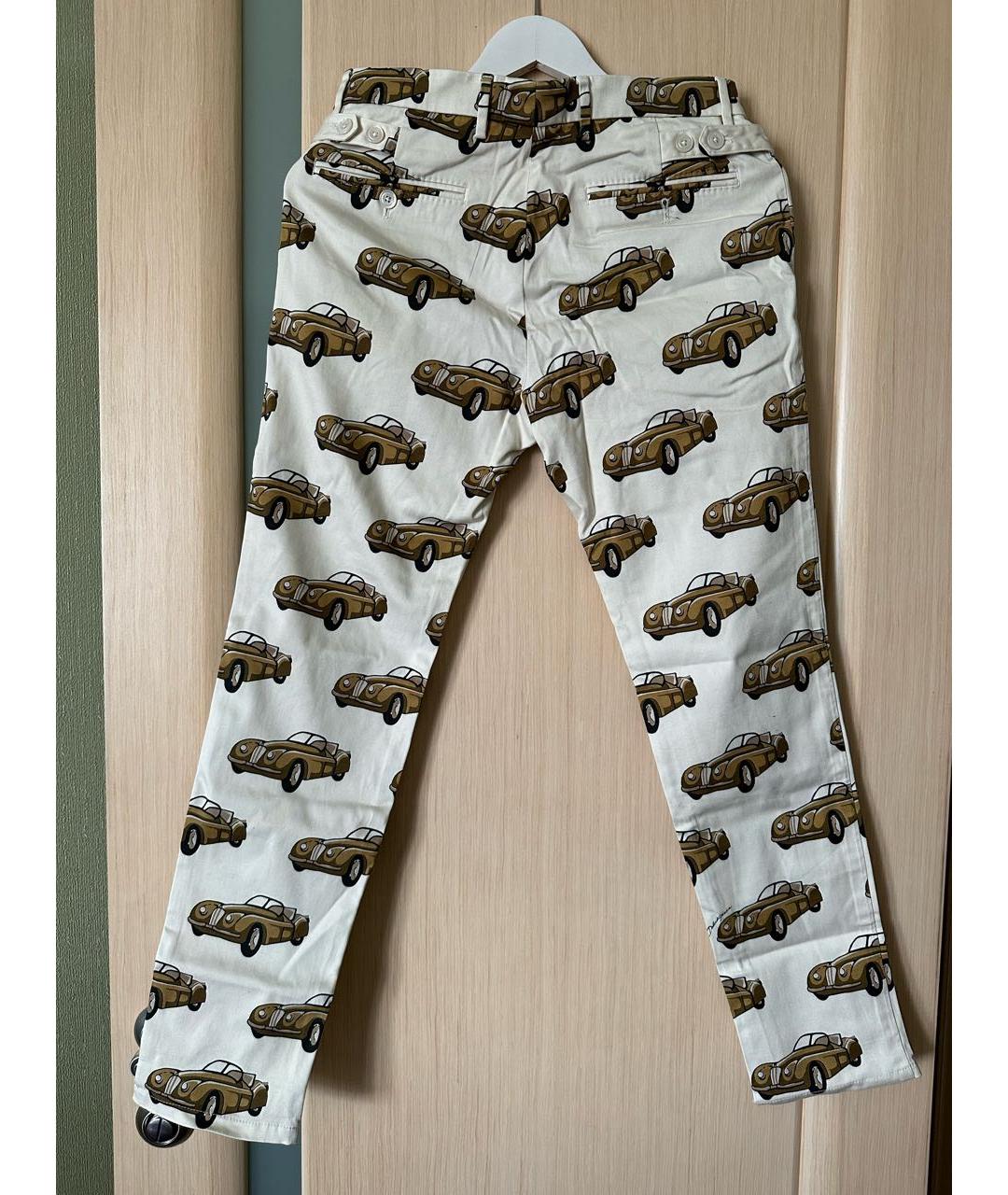 DOLCE&GABBANA Бежевые повседневные брюки, фото 2