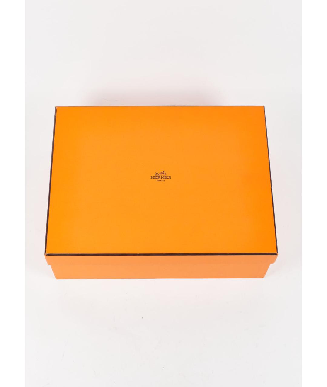HERMES Черные кожаные высокие ботинки, фото 7