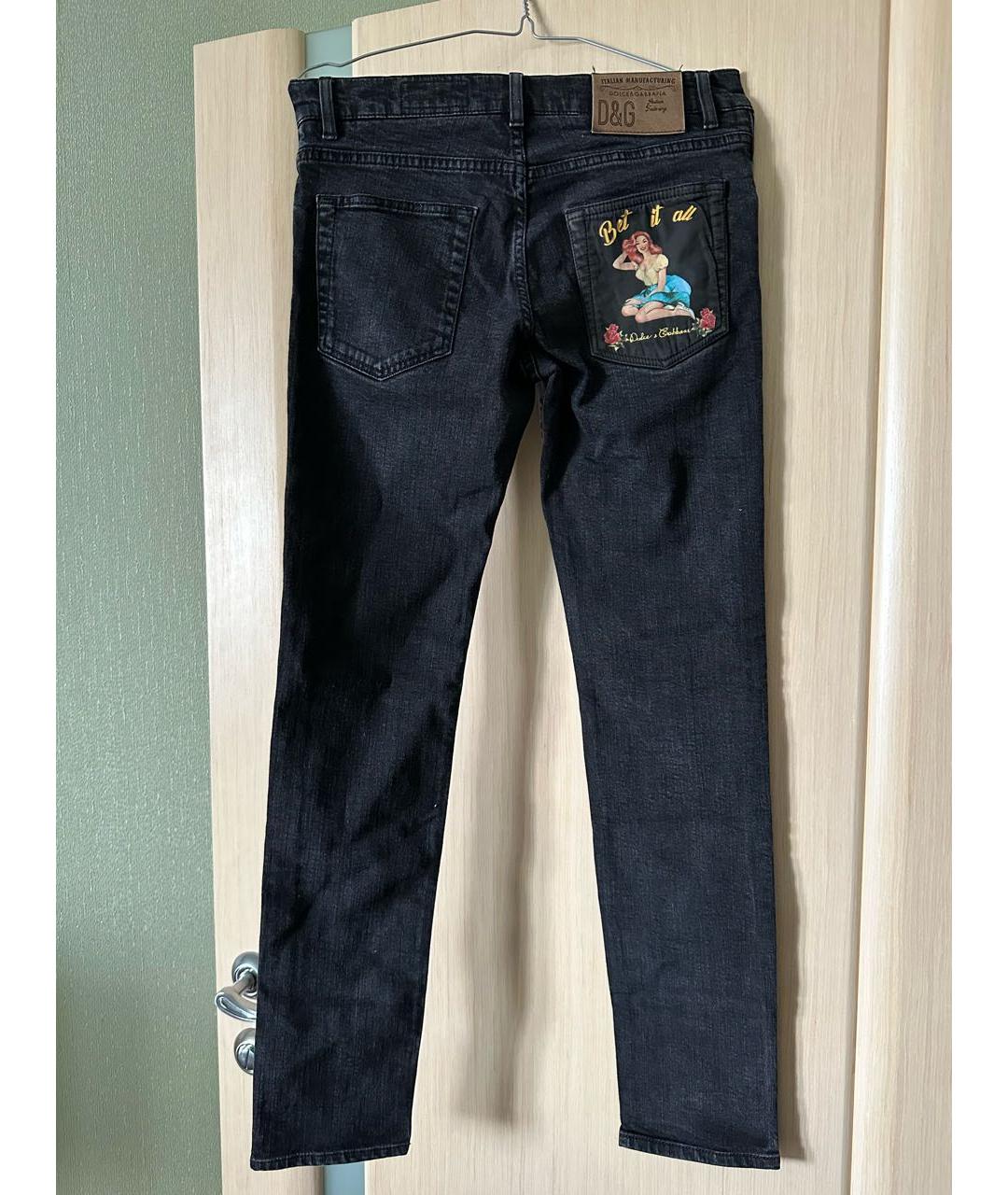 DOLCE&GABBANA Черные джинсы, фото 2