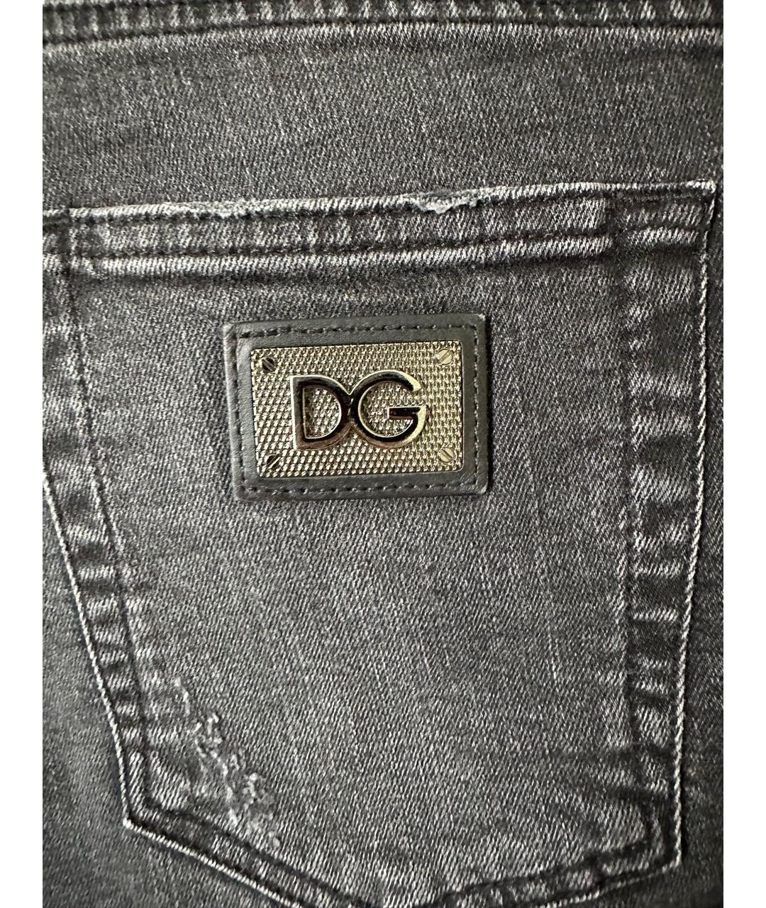 DOLCE&GABBANA Серые джинсы, фото 3